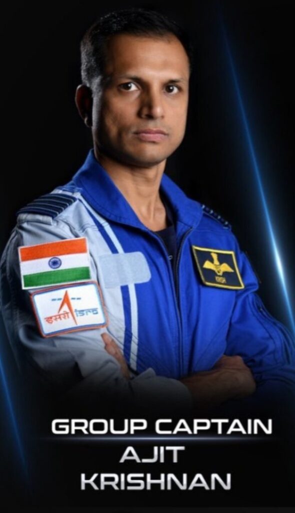 Indian Astronaut Group Captain Ajit Krishnan